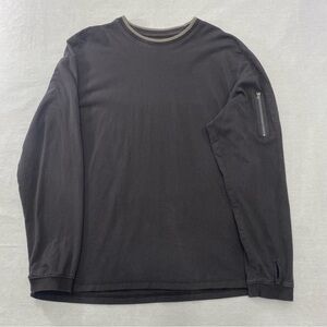 Kuhl Shirt Mens XL Kommando Crew Long Sleeve Wildfibre Sleeve Pocket Brown